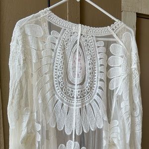 Bohemian Flower Cover Up